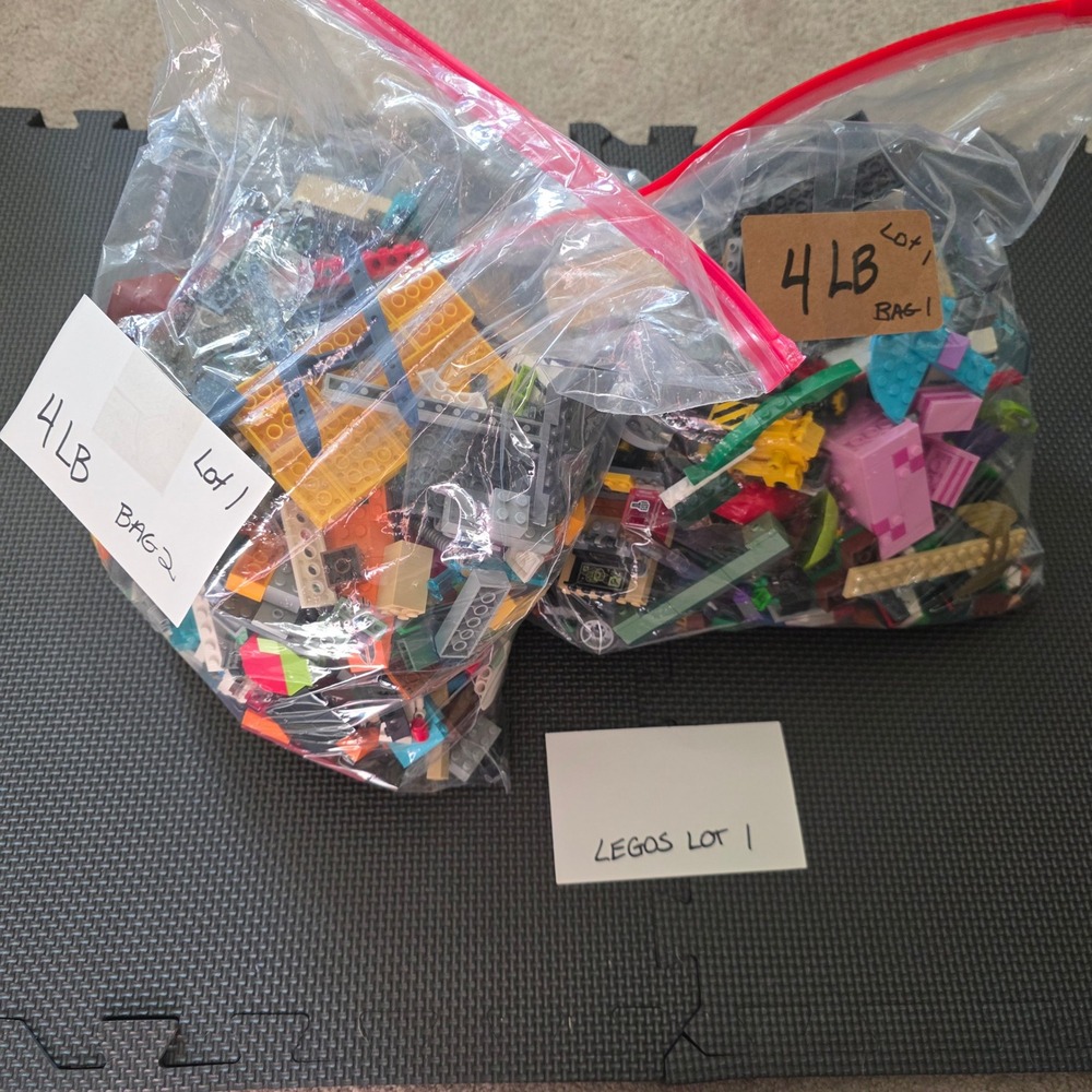 LEGO Bulk Lot 8lb Mixed Bricks Plates Specialty Pieces Minecraft Scooby Doo - Picture 5 of 12